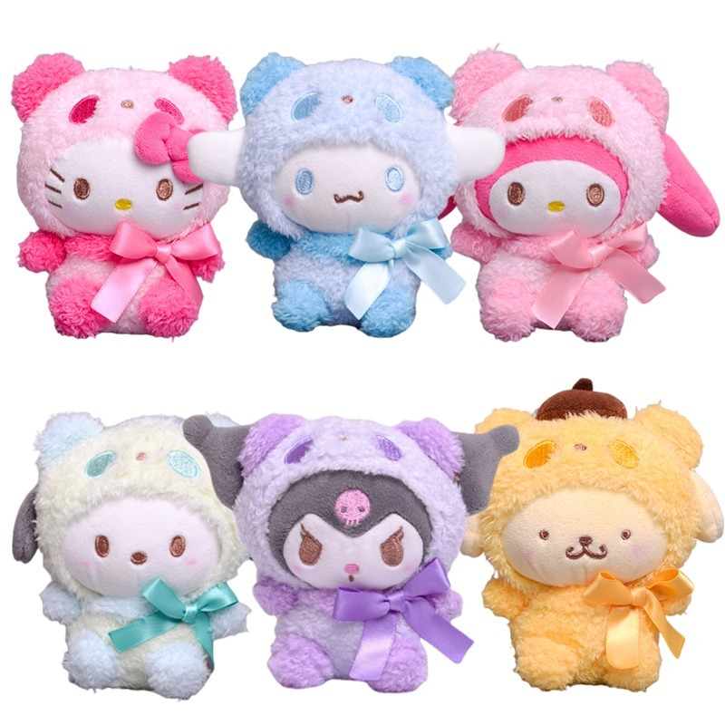 Mini Sanrio Plush Keychain