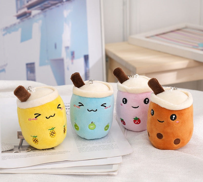 Mini Boba Plush Keychain