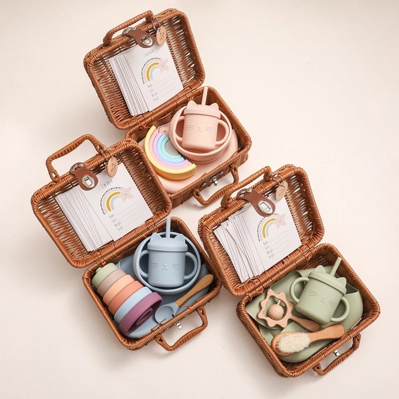 Caleb Baby Gift Set Basket